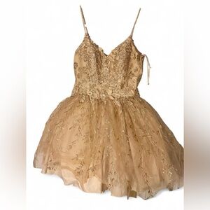 Dancing Queen Gold  Dress